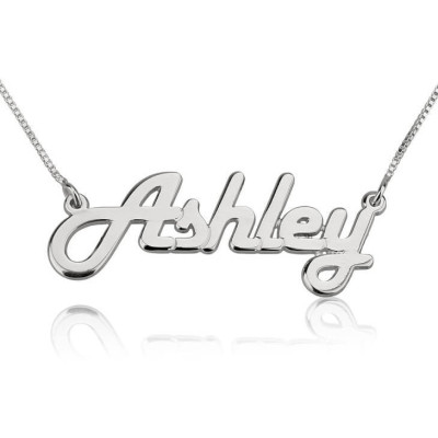 24k Gold überzogenes Personalized Ashley Halskette