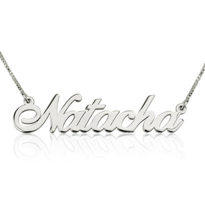 24k Gold überzogenes Personalisierte Natacha Halskette