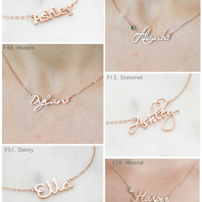 4 Name Halskette - Mehrere Namenskette - Benutzerdefinierte Kinder Name - Personalisierte Familien Halskette von CaitlynMinimalist - Neue Mamma Geschenk - NH07F47