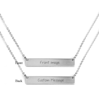 Jahrestag Halskette Hochzeit Gift 1Year Jahrestag Halskette Personalisierte Memorial Halskette Custom Nachricht Halskette