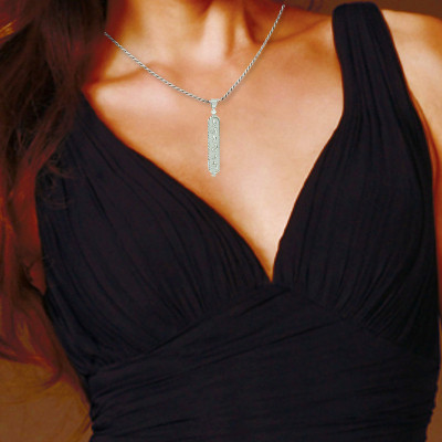 Arabisch Cartouche - Monogramm Halskette - Arabisch Halskette - Cartouche Halskette - personifizierte in Englisch und Arabisch - flache runde - CR004A