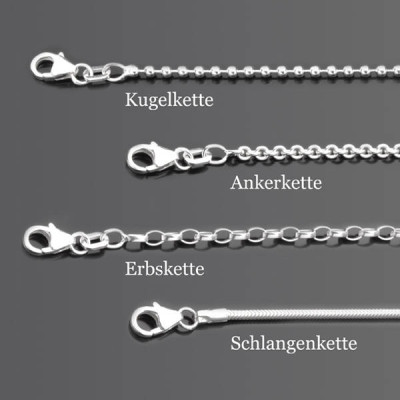 Kette von Namen versprechen zusammen 925 silberne Halskette gravieren Partner Schmuck Liebe Anniversary