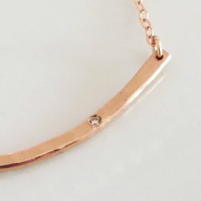 Clearance handgestempelt Halskette Verfügbar in Englisch oder armenisch ArmenianJewelry Gold Fill Halskette