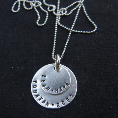 Amuletten Stellen Sie Ihre eigene Halskette Passen Sie Ihre Familie Englisch Hebräisch personalisiert. magen david. Herz oder Stern Symbol SIMAG