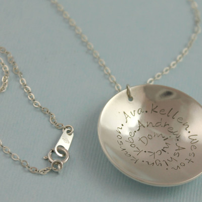 Custom Name Halskette · Familien Halskette · Mommy Halskette · Kinder Namenskette · Geschenk für Mama · Geschenk für Großmutter · Personalisierte Schmuck