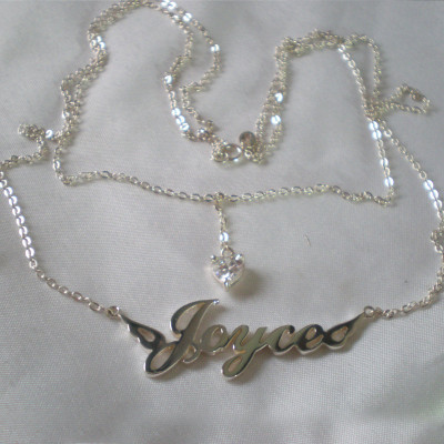 Custom Name Halskette - Geliebt Halskette - personifizierte silberne Halskette - zwei Schicht Halskette - Gold überzogene Halskette - Valentinstag Geschenk
