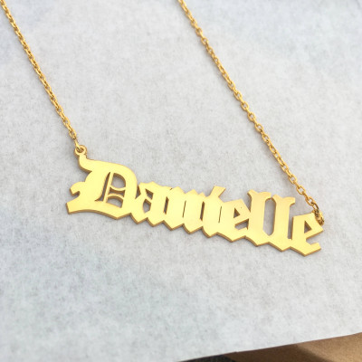 Custom Name Halskette - personalisierter Namens Halskette - Silber Namenskette - personalisiertes Geschenk für Frauen - Personalisierte Halskette - Namenskette