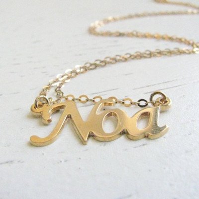 Benutzerdefinierte Namen Halskette Namensgoldkette Personalisierte Halskette Namenskette Personalisierte Namenskette 14k Gold gefüllt nacklace
