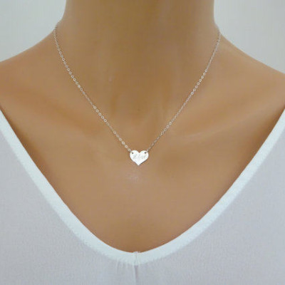 Gravierte Herzhalskette - personifizierte Mütter Halskette - Baby Verlust - Brautjungfer Halskette - Wende Namet Halskette - Abschlussgeschenke
