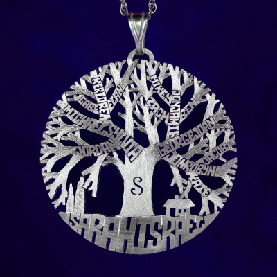 Family Tree Halskette Personalisierte Mutter Halskette Mom Halskette mit Kindernamen Kindernamen Halskette Anhänger mit Namen