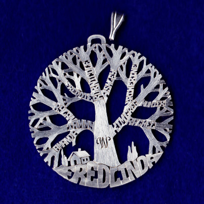 Stammbaum des Lebens Name Halskette Personalisierte Mutter Halskette Mom Halskette mit Kindernamen Kindernamen Halskette Anhänger mit Namen