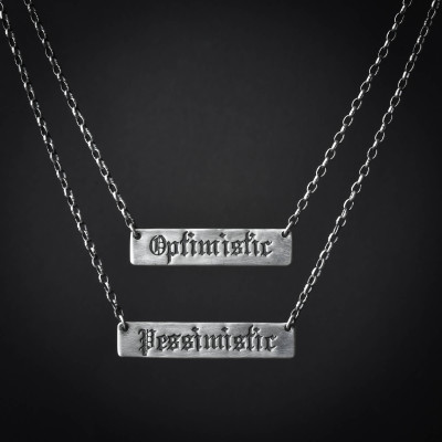 Friendship Bar Ketten | Hand gestempelt Paar bar Halskette | Wortketten | inspirierender Schmuck | Wort Platte Halskette | Silber 925