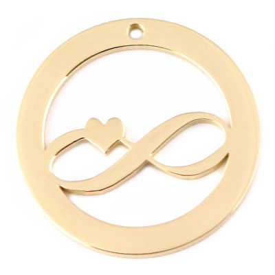 Handgestempelt infinity Halskette aus Silber - Rose und Gelbgold Finish (Edelstahl) personifizieren Sie mit Ihrer Wahl von Namen oder eine Nachricht
