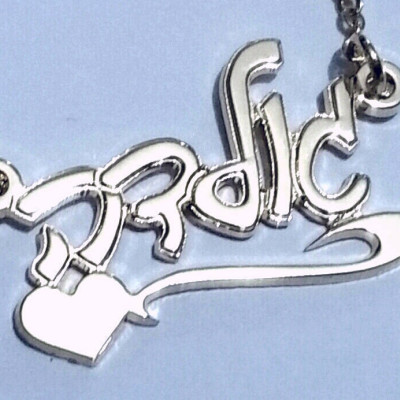 Hebräischer Name Halskette - Hebräisch Silberschmuck - Hebräisch silberne Halskette - hebräischer Name - personalisierte Halskette - jüdische Geschenke - Bat Mizwa Geschenk - 