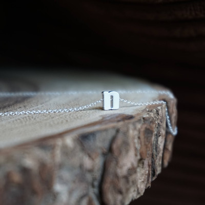 Holiday Gift Set Tiny Brief Halskette - personifizierte Initiale Halskette - Brief Charme Halskette - Stocking Stuffer Geschenk - Einkaufen in Großem und sparen