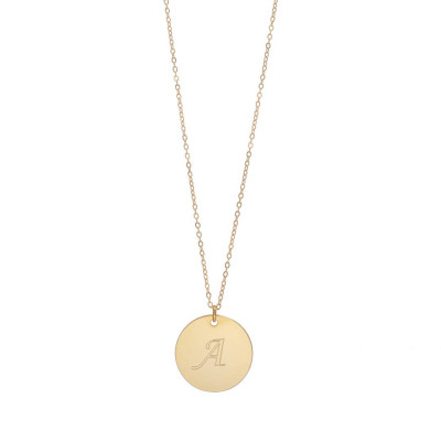 Initial Anhänger Halskette - Initial Charme Halskette - Gold Anfängliche Halskette - personalisierten Brief Anhänger - Geschenk für Mamma - Geschenk für Frauen