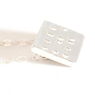 Liebe Braille Halskette - Braille Schmuck - Brautjungfer Schmuck - einzigartiges Geschenk für Brautjungfern - Best Friend Geschenk - Freundschaft Geschenk - Hochzeitsgeschenke