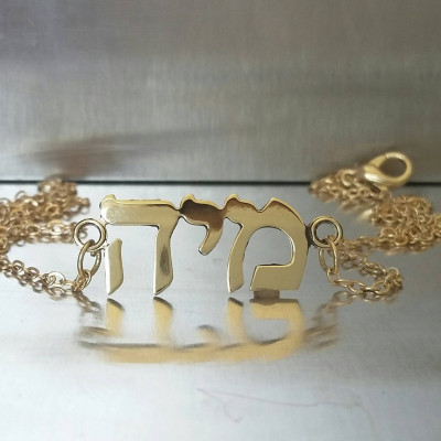Bedeutungsvolle Halskette - meaningfull Schmuck - sinnvolles Geschenk - erinnerungs Schmuck - Namenskette Silber - besonders angefertigt Name - Gold Namensschild