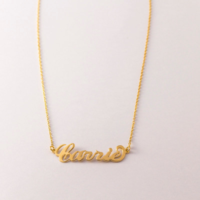 KETTE NAME Halskette Name gold Personalisierte Halskette gold Halskette Name silber Namenskette kunden Amuletten Namen Gold gefüllt