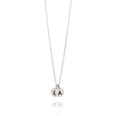 Personalisierte Initial Halskette - Anfängliche Halskette - Brief Halskette - Anfängliche hängende Halskette - Anfangscharme Halskette - kundenspezifische gravierte Halskette