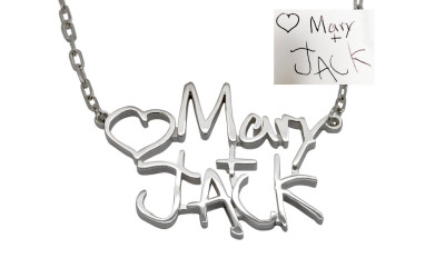 Personalisierte Mama Halskette: Einblick in die Herzenswerkstatt