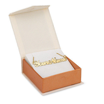 Personalisierte White Gold Bar Halskette - Custom Name Halskette Neutraler Bar Halsketten Anhänger - Weihnachten Personalisierte Halskette Geschenk