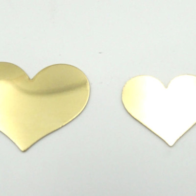 Personalisiertes Geschenk für Mama Großer Gold Herz Halskette Gold gefüllt Amuletten für Mutter Gold Herz Halskette personifizierten Herz Halskette Gold