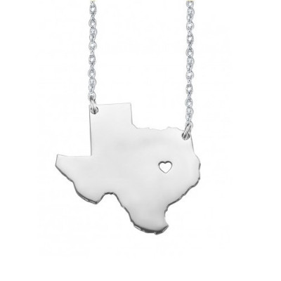 Staats Halskette Kalifornien Halskette wählen Sie Ihren Zustand Halskette texas - new york - Arizona - Florida - idahoe - North Carolina - Süden carolin