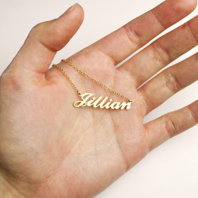 Sterling Silber Halskette Nameplate - individuell gestaltete Namenskette - personifizierte Goldnamensschild Halskette - personalisierte Geschenk - Weihnachtsgeschenk für ihre