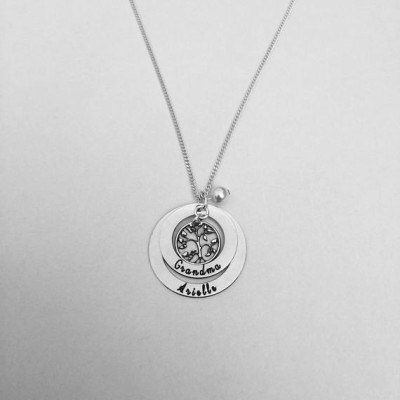 Muttertagesgeschenk - personifizierte Stammbaum Halskette - personalisierte Geschenk für sie - Familie Namenskette - Muttertagesgeschenk - Mütter Halskette