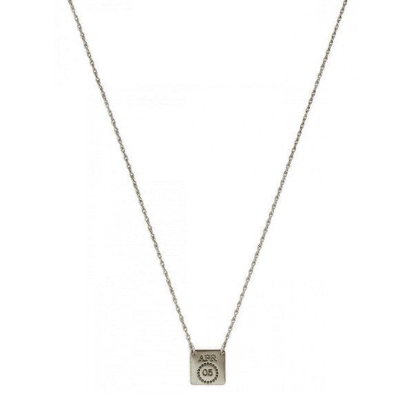 Nach Maße Datum und Monat Kalender Anhänger Halskette in oxidiertem Sterlingsilber 925 Typenschild Halskette Gravierte Halskette