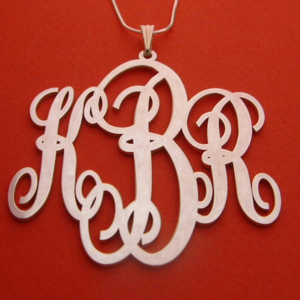 Mongram Halskette Weihnachtsgeschenke Monogramm Anhänger für Weihnachten mit Monogramm Neckalce Weihnachtsgeschenk mit Monogramm Geschenk Designer Monogramm Halskette