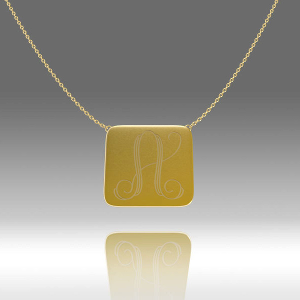 Monogramm Halskette - personifizierte Schmuck 14K Gold Tagsgeschenk Gefüllt Halskette Mutter - Amuletten