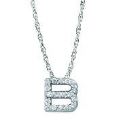 Petite Diamant Anhänger Diamond Brief Halskette Geschenk für Mamma Diamond Initial Halskette