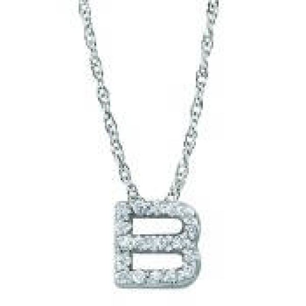 Petite Diamant Anhänger Diamond Brief Halskette Geschenk für Mamma Diamond Initial Halskette