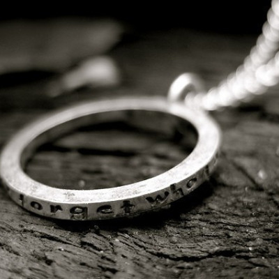 Secret Message Halskette Personalisierte Eternity Nachricht Eternity Gravierte Eternity Quote Halskette Nachricht Halskette Geschenk für sie