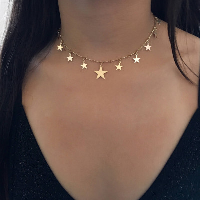 Stern Halsband - Dainty goldene Halskette - 14k GF Halskette - Goldschmuck - Sternhalskette - Brautjungfern - Geschenke