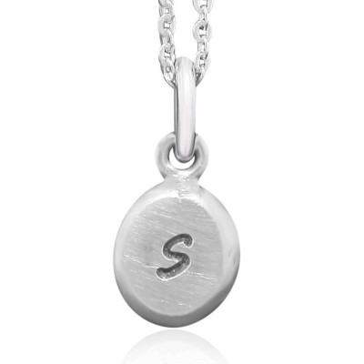 Sterling Silber Monogramm Halskette Geschenk für Mädchen - Personalisierte Schmuck Geschenk für Ihre - Handwritten Schrift Anhänger Halskette
