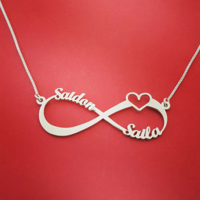 Unendlich Herz Halskette Unendlichkeit Halskette mit Herz Weihnachtsgeschenke für Mama Mädchen Weihnachtsgeschenken Heiligabend Geschenk Weihnachtsgeschenk