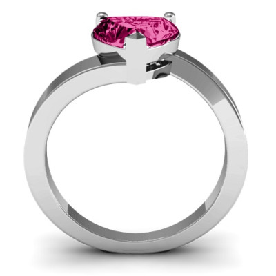 PassionLarge Herz Solitaire Ring