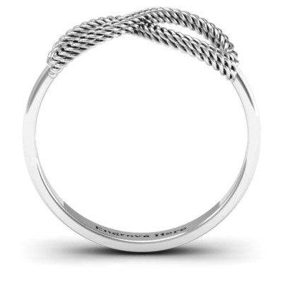 Geflochtene Infinity Ring