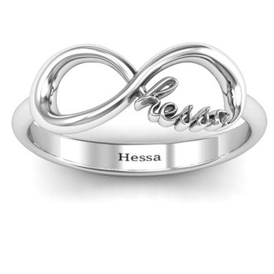 HessaNever Parted Nach Infinity Ring
