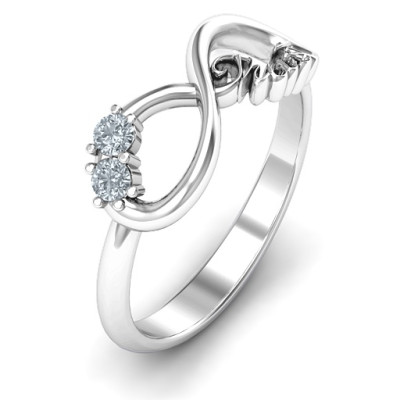 Sterling Silver Trust Infinity Ring
