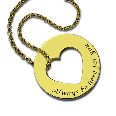 Always Be Here For You Versprechen Halskette