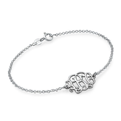 Sterling Silber Initialen Armband Anklet