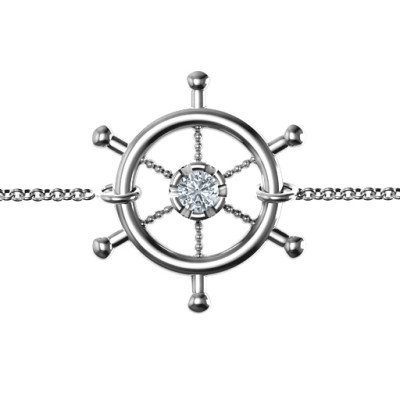 personalisierte Schiffs Rad Armband