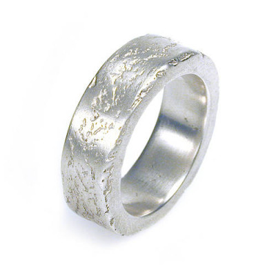 Medium Silber Beton Ring