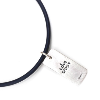 Herren Silber Anhänger mit Schlag - Hochwertiger Schmuck für Männer