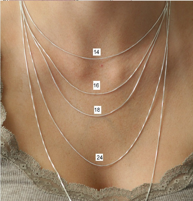 Personalisierte 1 Zoll Mini Monogramm Halskette - Kleine Monogramm Namenskette