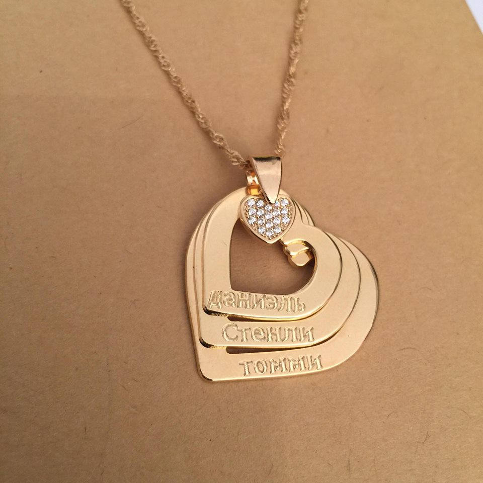 Personalisierte Mutter Halskette mit Initialen - Herz Anh&auml;nger - Geschenk zum Muttertag - Geburtstagsgeschenk f&uuml;r Mama - Neu Mutter Schmuck - Mamma Geschenkidee